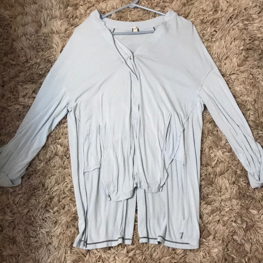 free people button down top